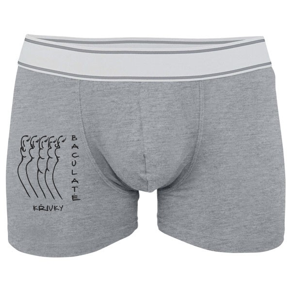 Boxerky Kariban s potiskem Boxerky baculaté křivky 