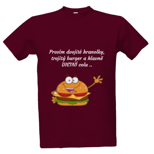 Tričko s potiskem MC Donalds pánské